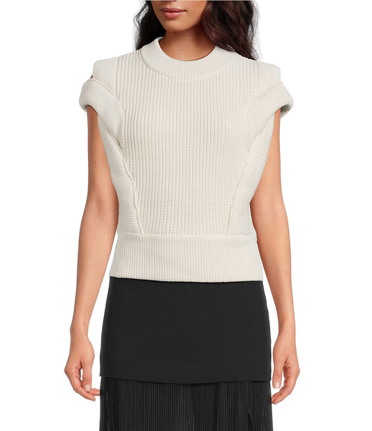 NASH KNIT TOP - IVORY