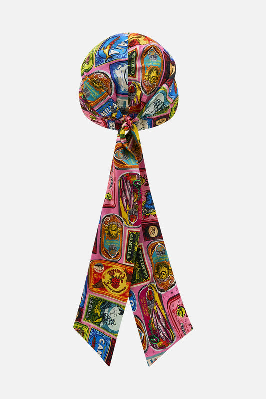 SALTY SPLENDOUR HEADSCARF WITH LONG TIES