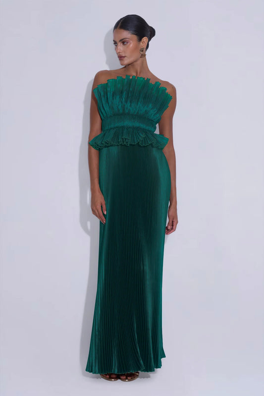 *PREORDER* MASQUERADE GOWN - PINE