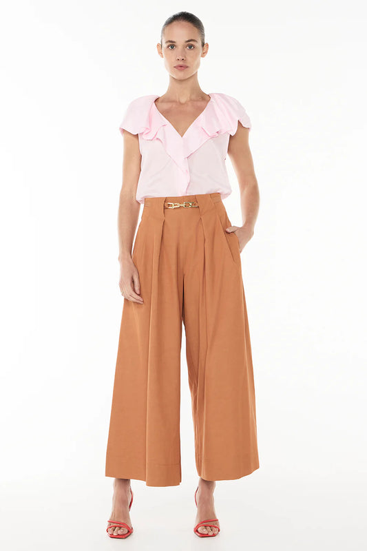 UNDER THE SUN CULOTTE - CHESTNUT