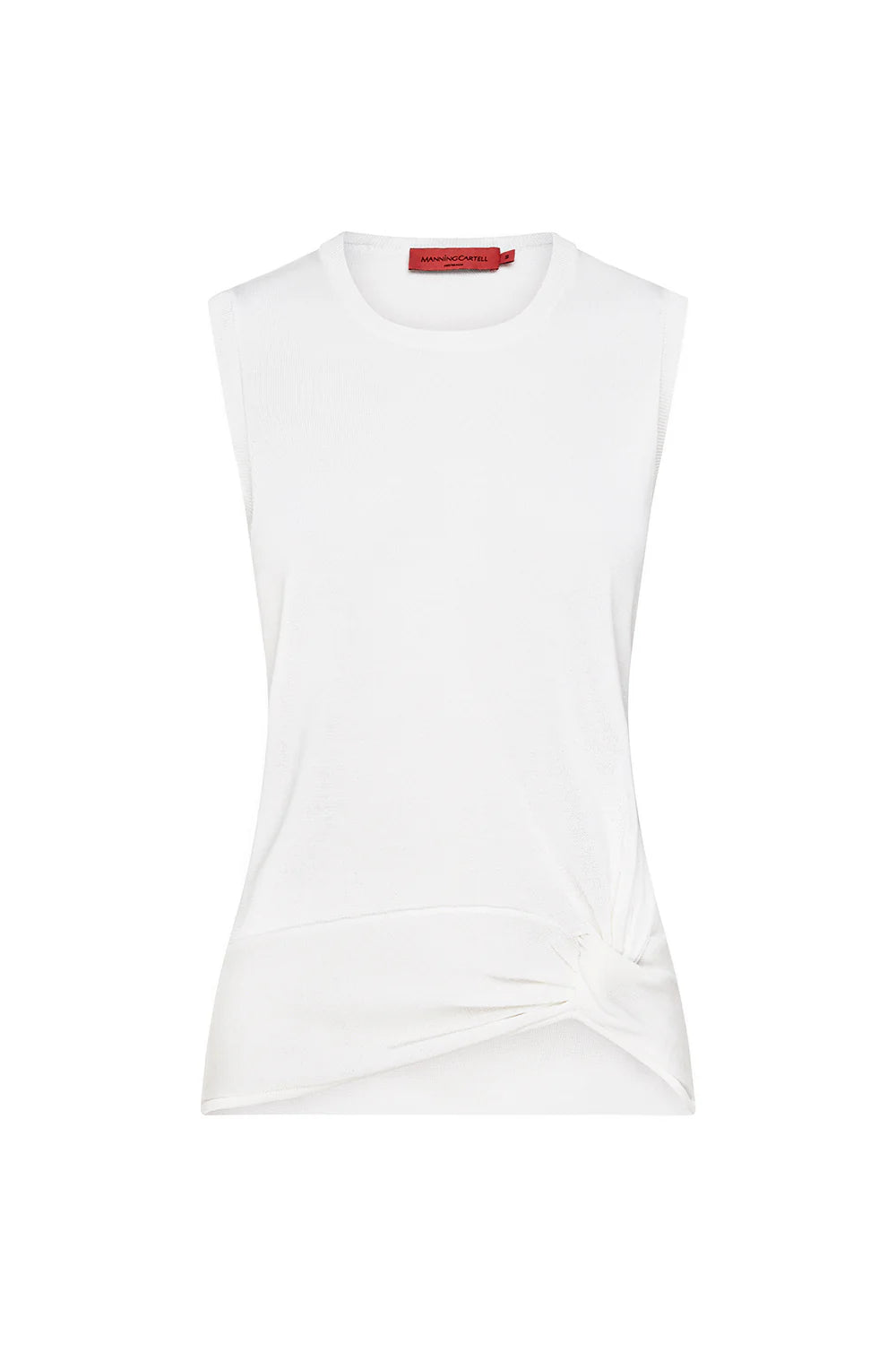 *PREORDER* TWISTED KNIT TOP - WHITE