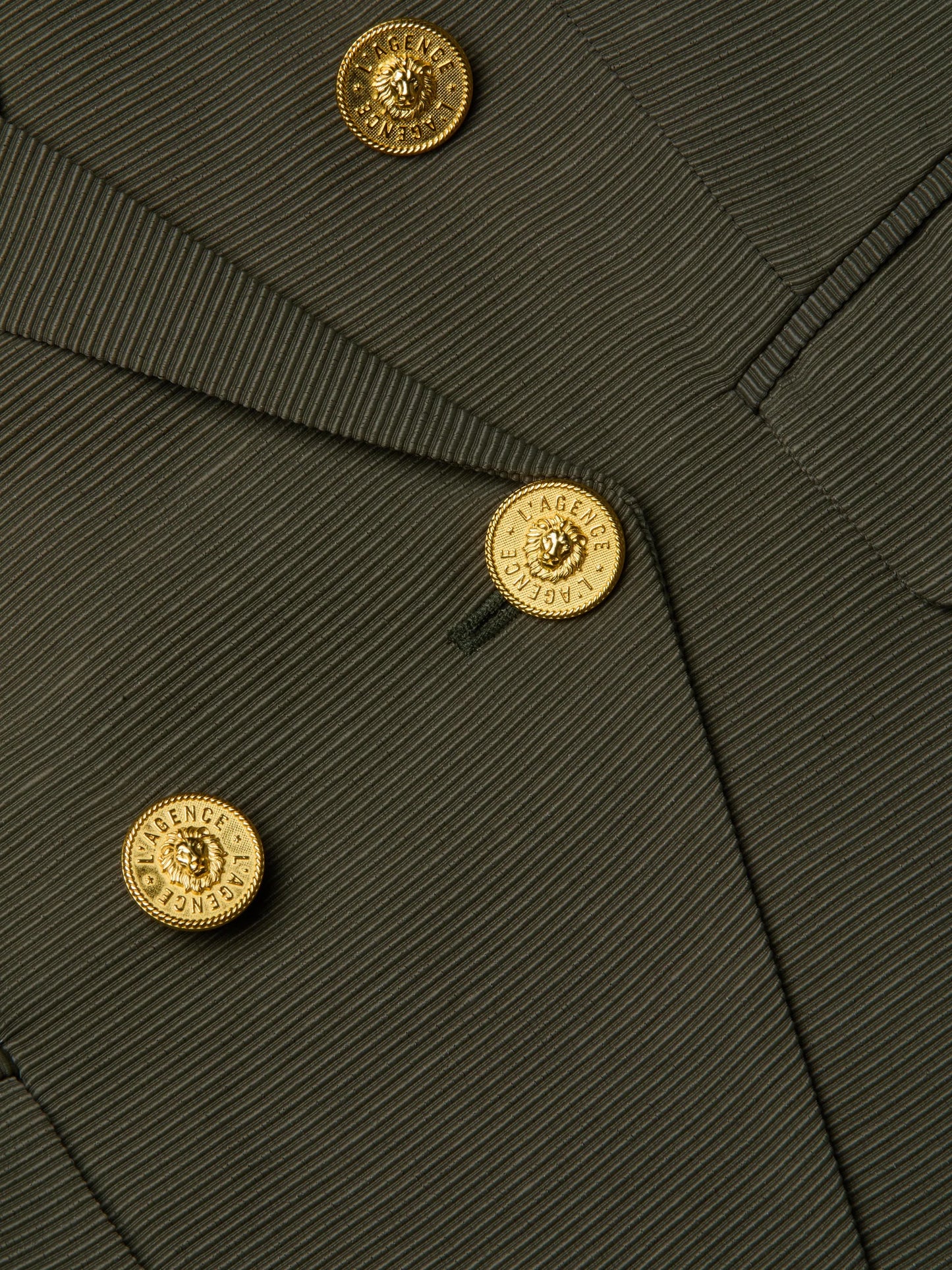 KENZIE BLAZER - DEEP OLIVER/HOUNDSTOOTH