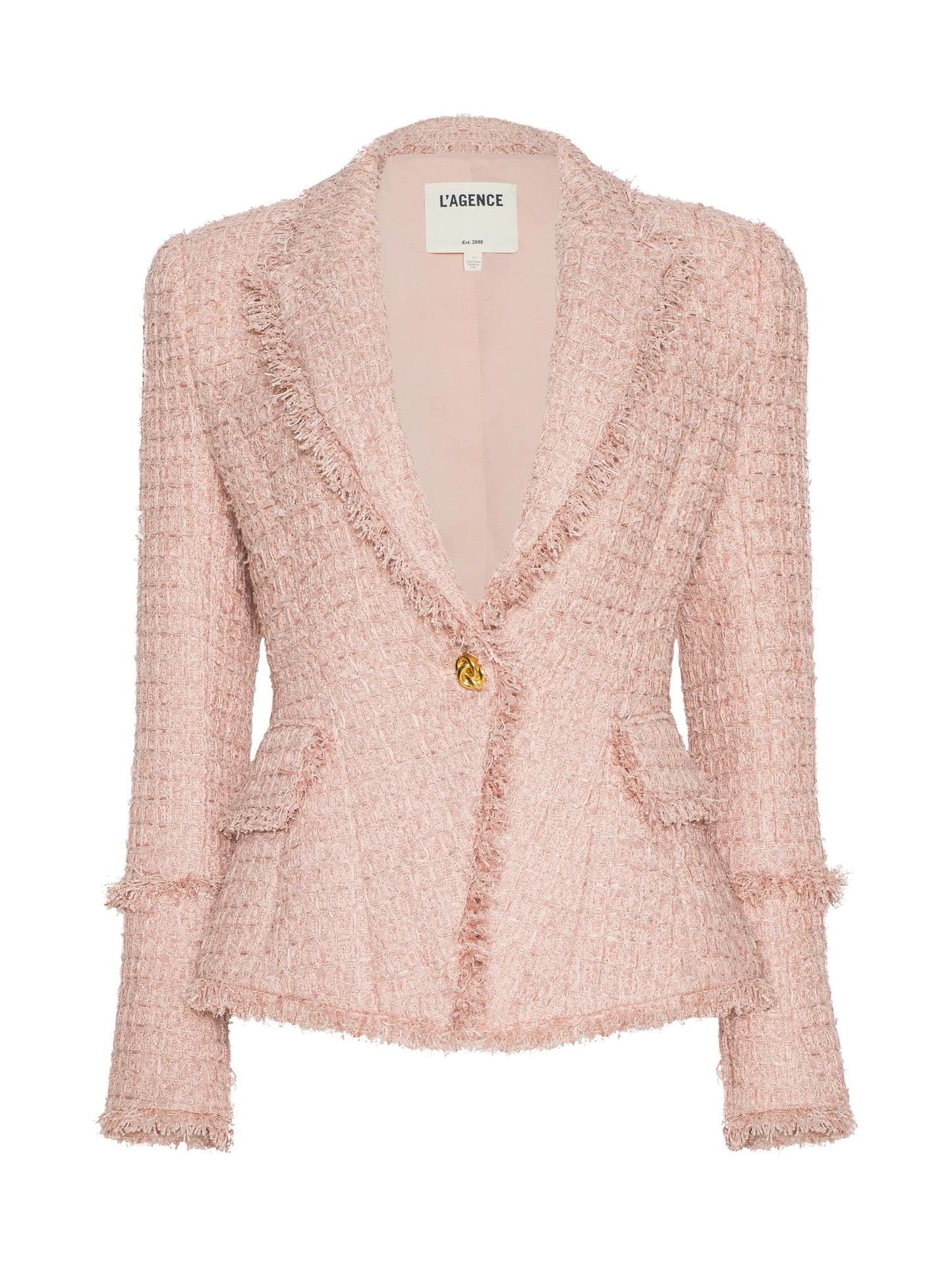 KAISLEY FLRAY BLAZER - DUSTY PINK
