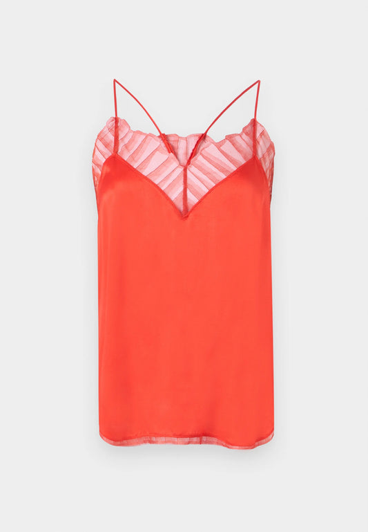 BERWYN CAMISOLE - RED CORAL