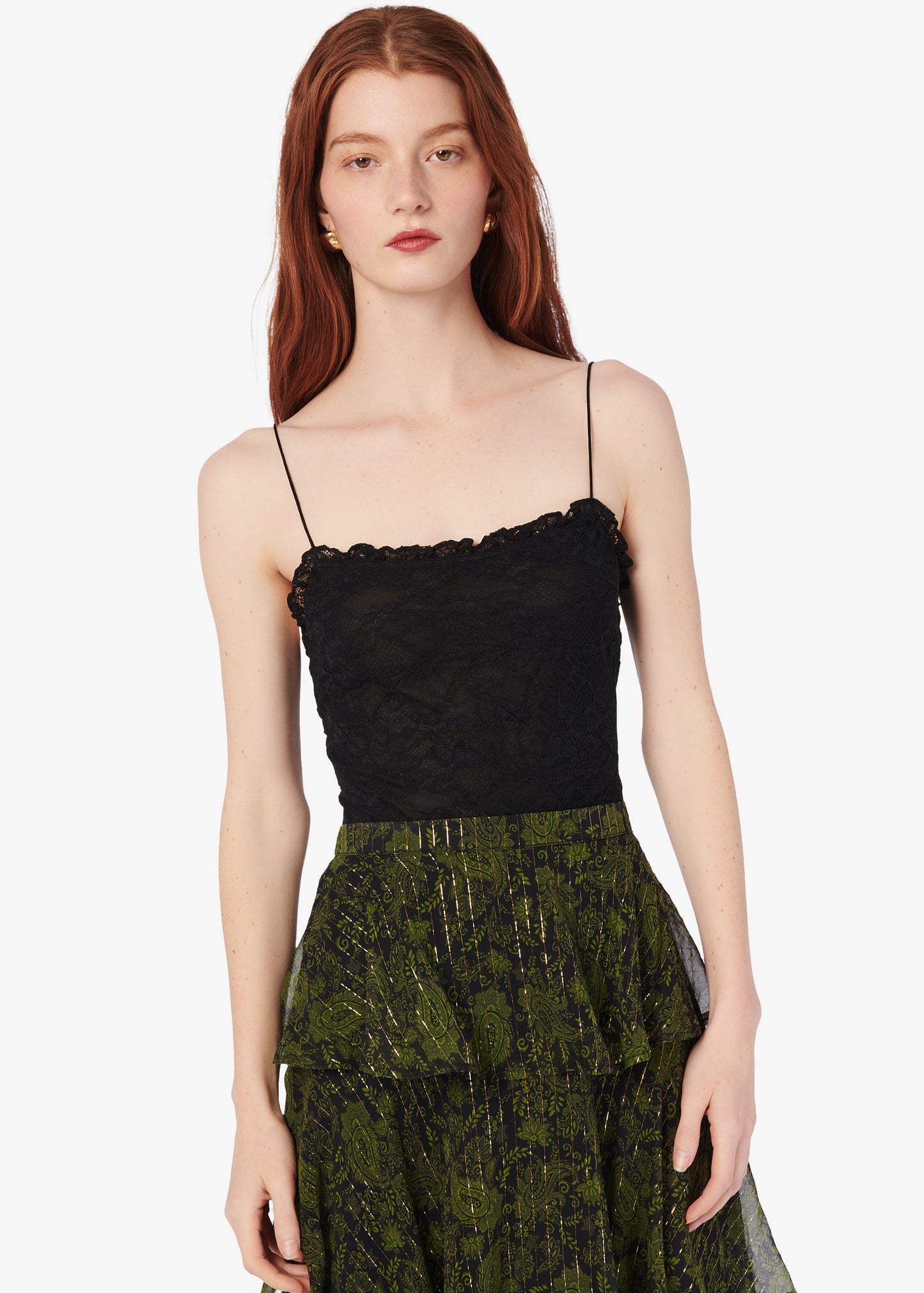 *PREORDER* DOLORES LACE BODYSUIT - BLACK