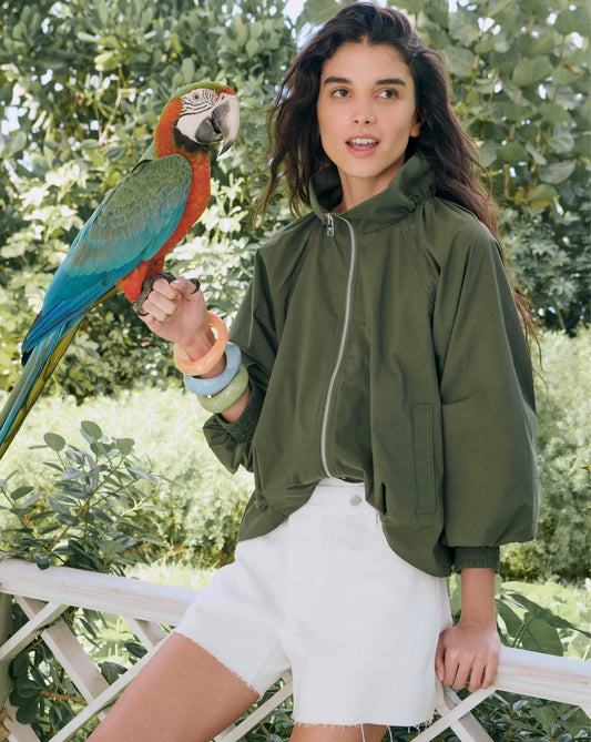 CIRCLE BUBBLE JACKET - ARMY