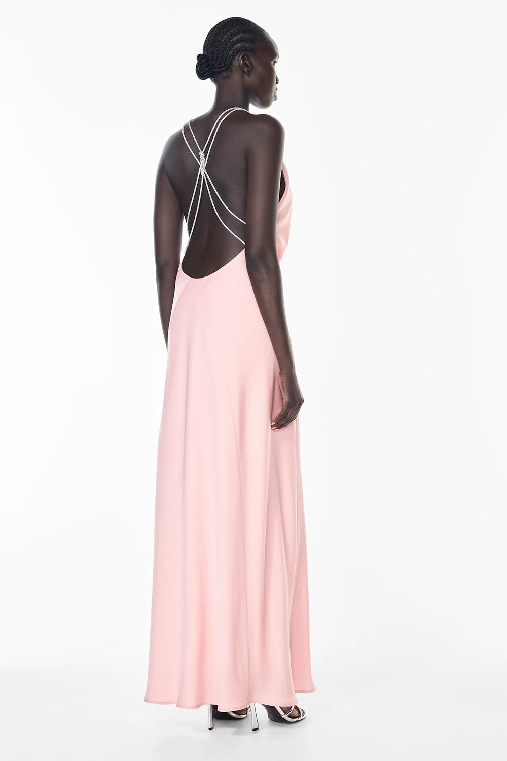 *PREORDER* FIRST DANCE COWL DRESS - PINK