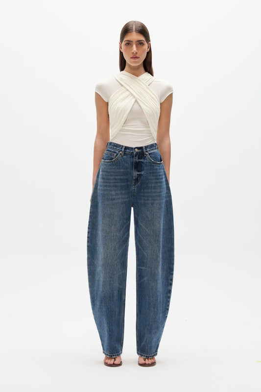 WILLA DENIM JEAN - ASH TIDE