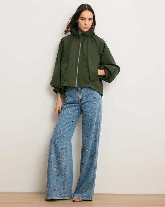 CIRCLE BUBBLE JACKET - ARMY