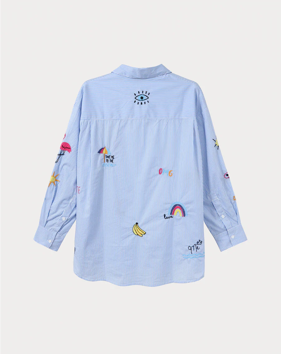 MADISON OVERSIZED SHIRT - STRIPE