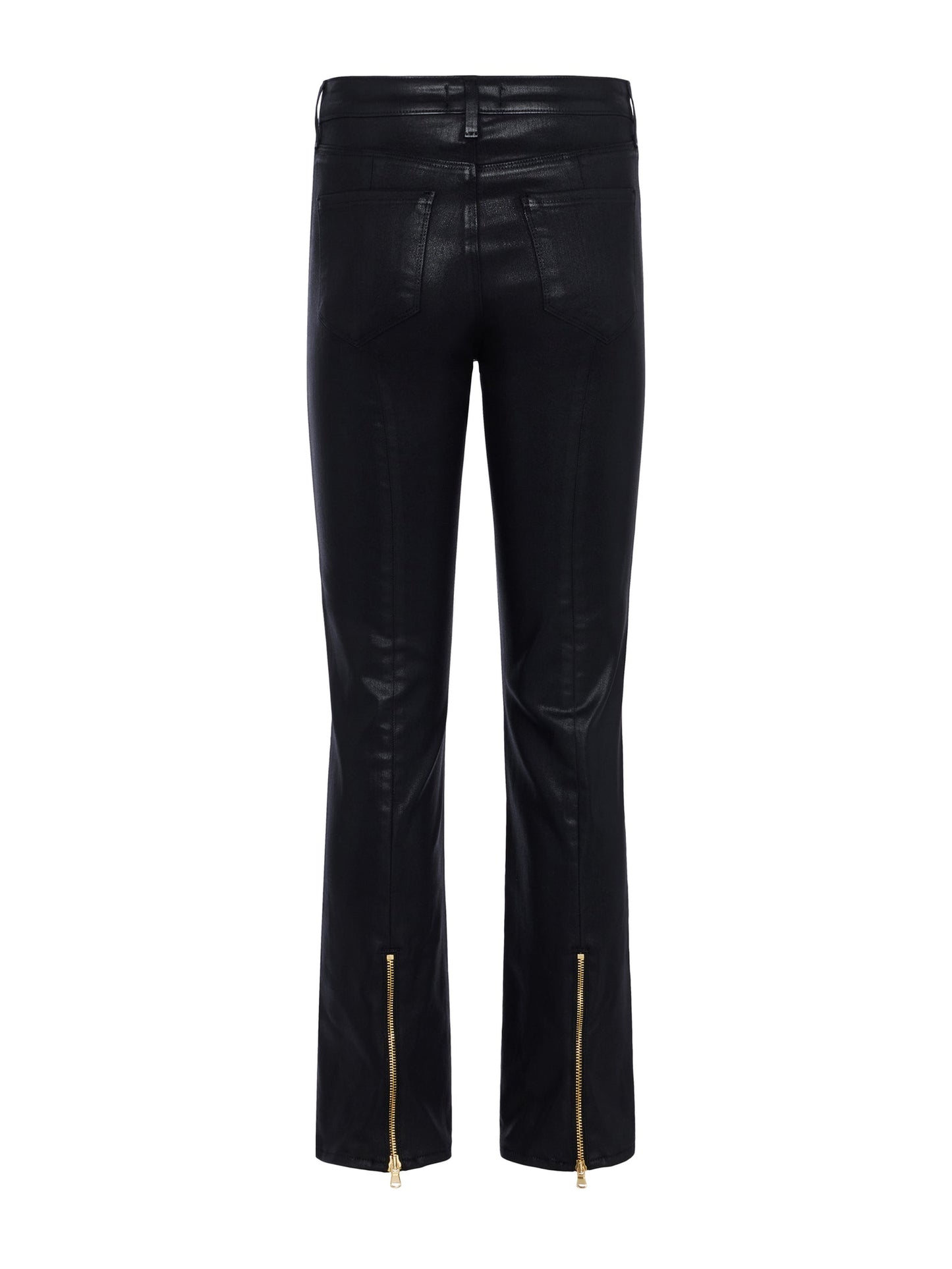 GINNY COATED JEAN - NOIR COATED
