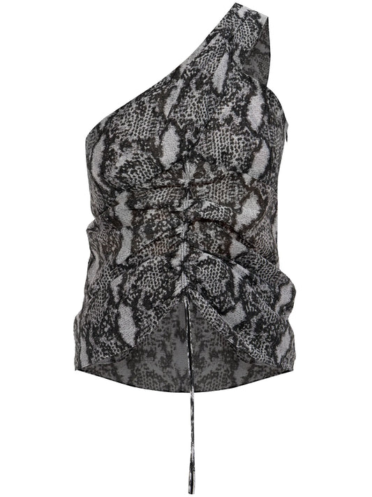 AKIA TOP - WHITE/BLACK/SILVER