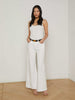 BEAU WIDE LEG JEAN - BLANC