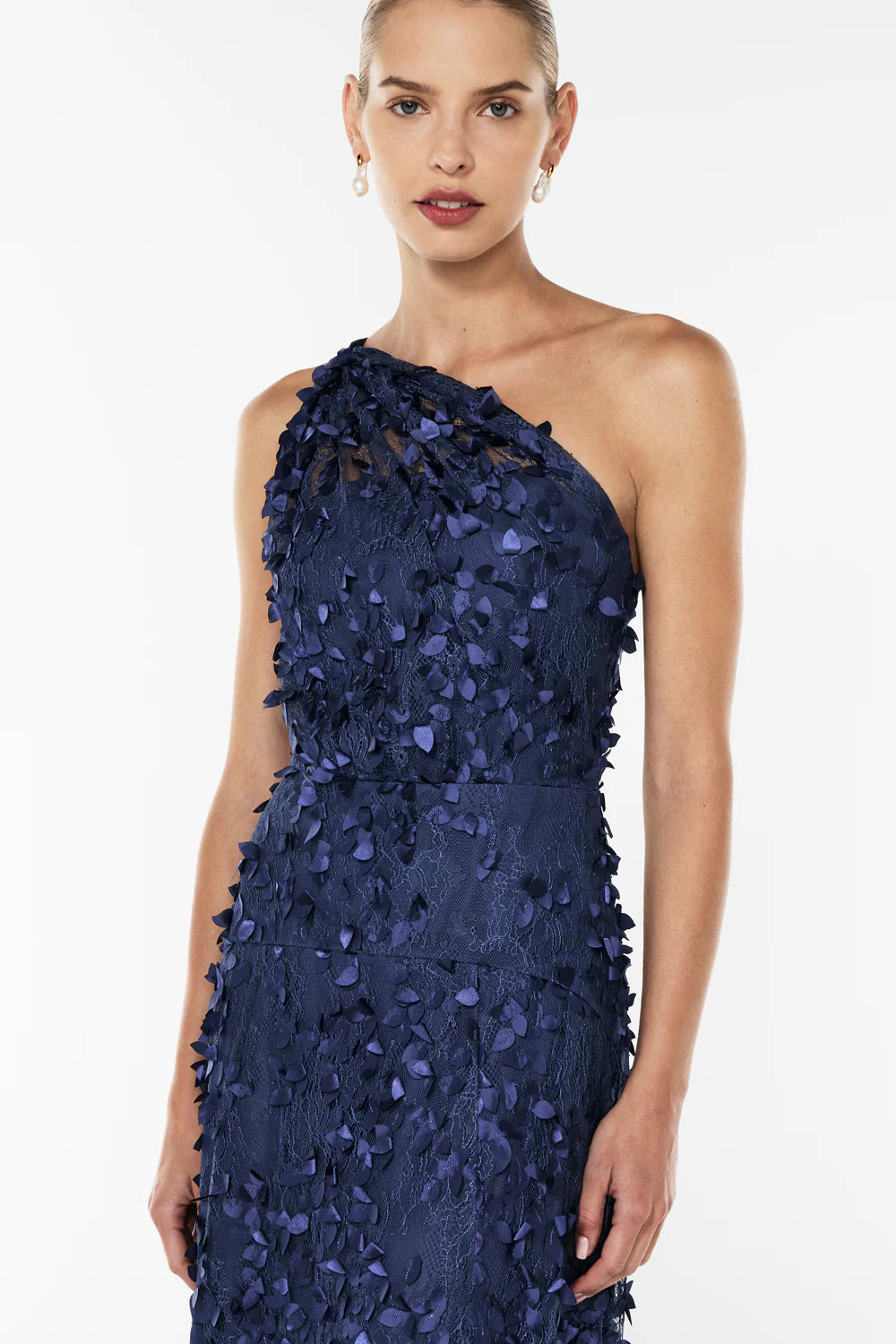 ENCHANTMENT ONE SHOULDER DRESS - ROYAL BLUE