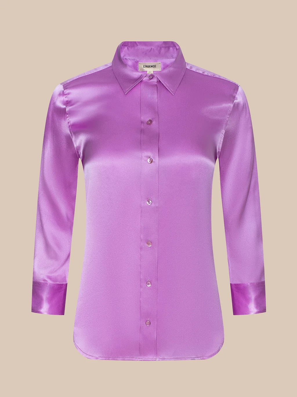 *PREORDER* DANI SILK BLOUSE - VIVID VIOLET