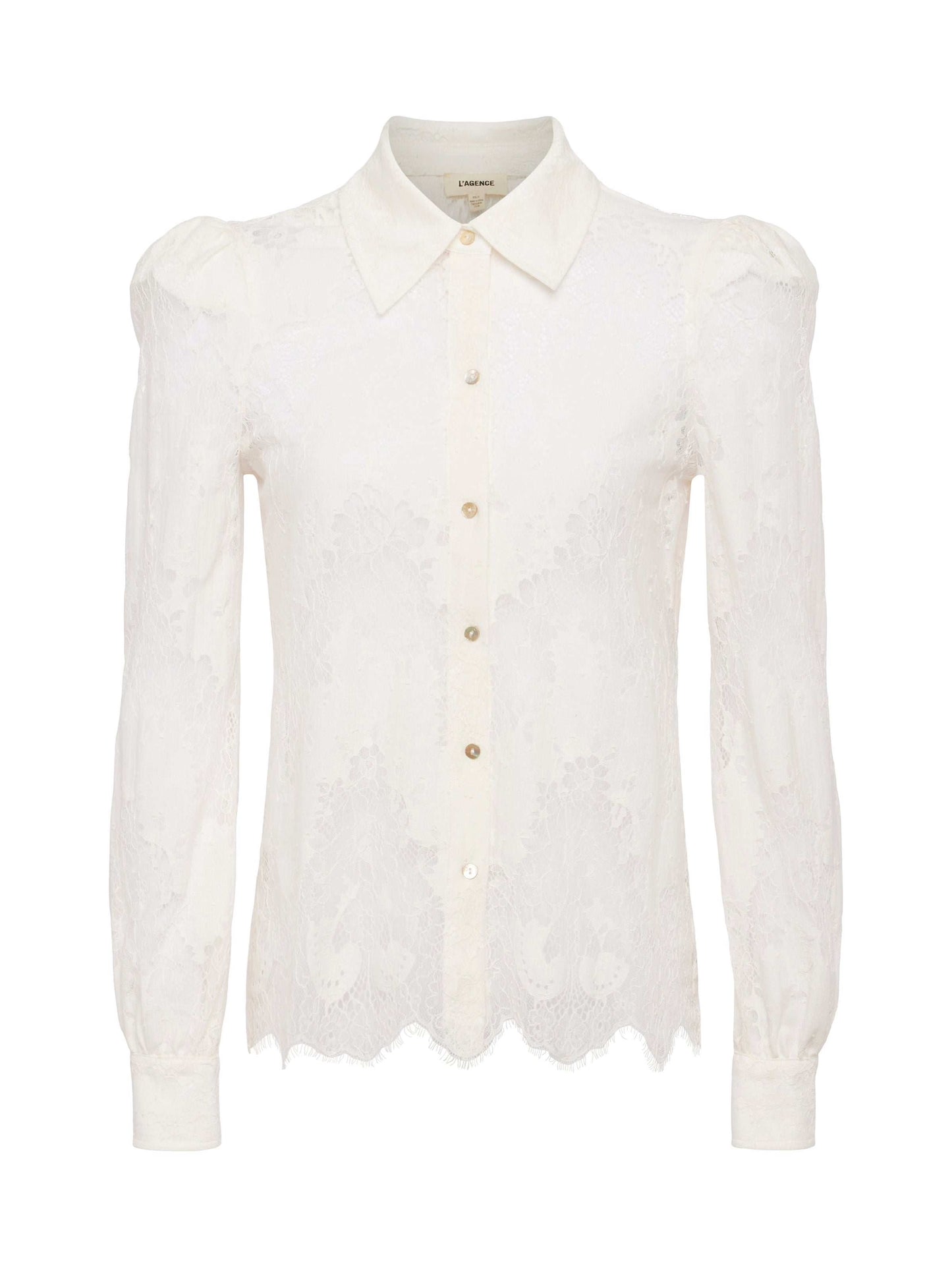 JENICA LACE BLOUSE - IVORY