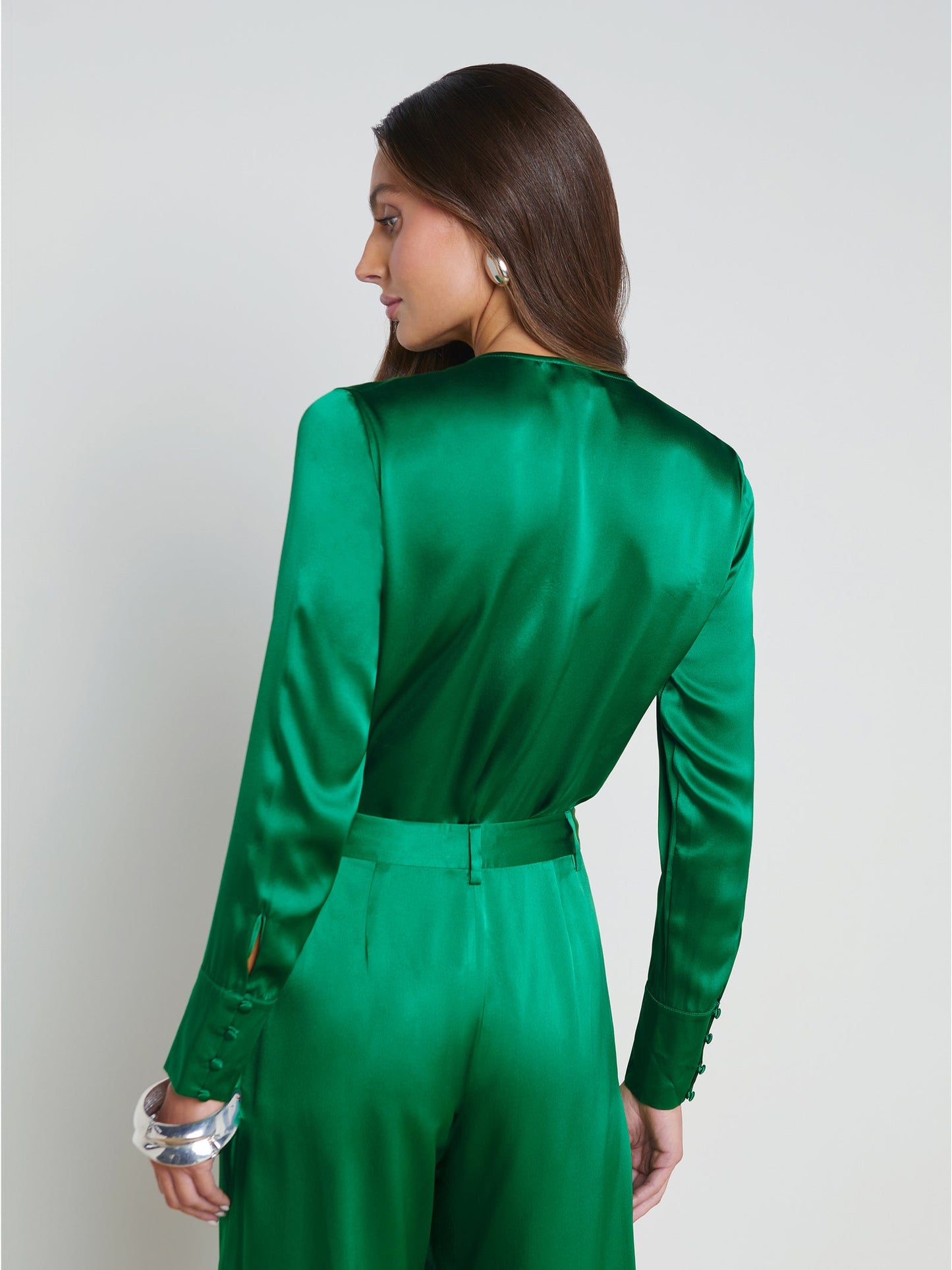 BLAZE PLUNGE BODYSUIT - SEA GREEN