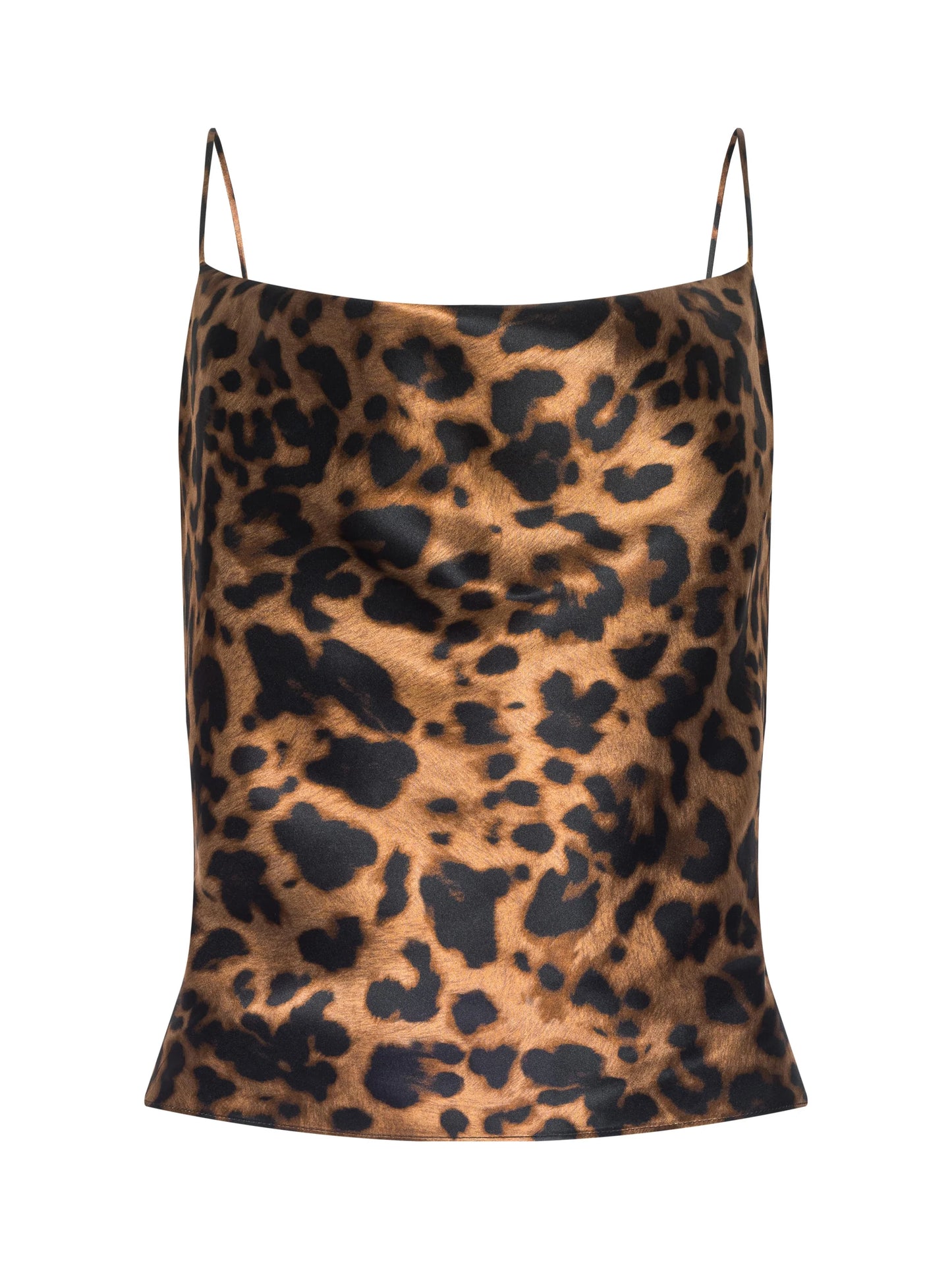 CALISTA COWL NECK CAMI - LEOPARD