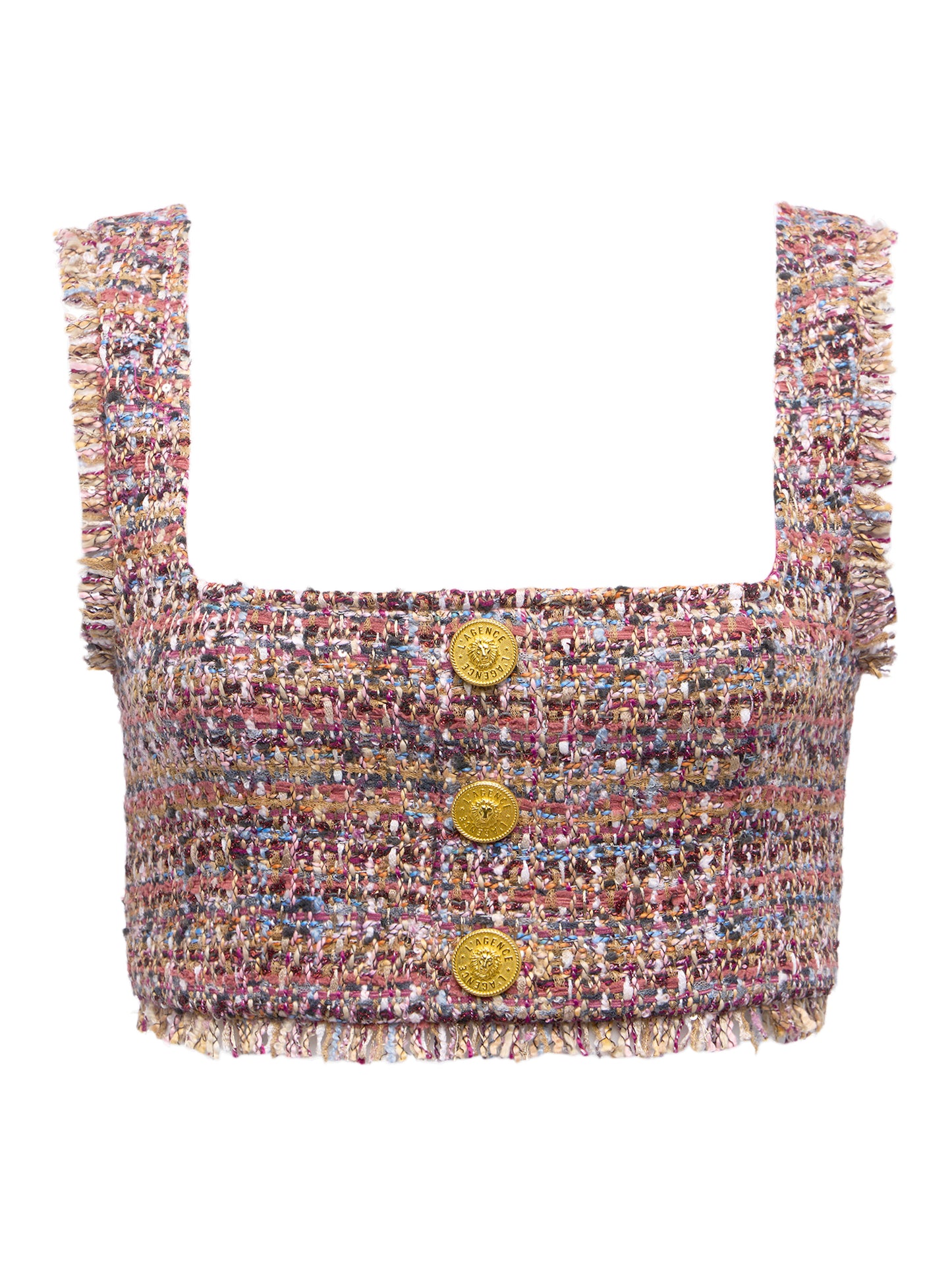 MAYLIN BRALETTE TOP - MAUVE/MULTI