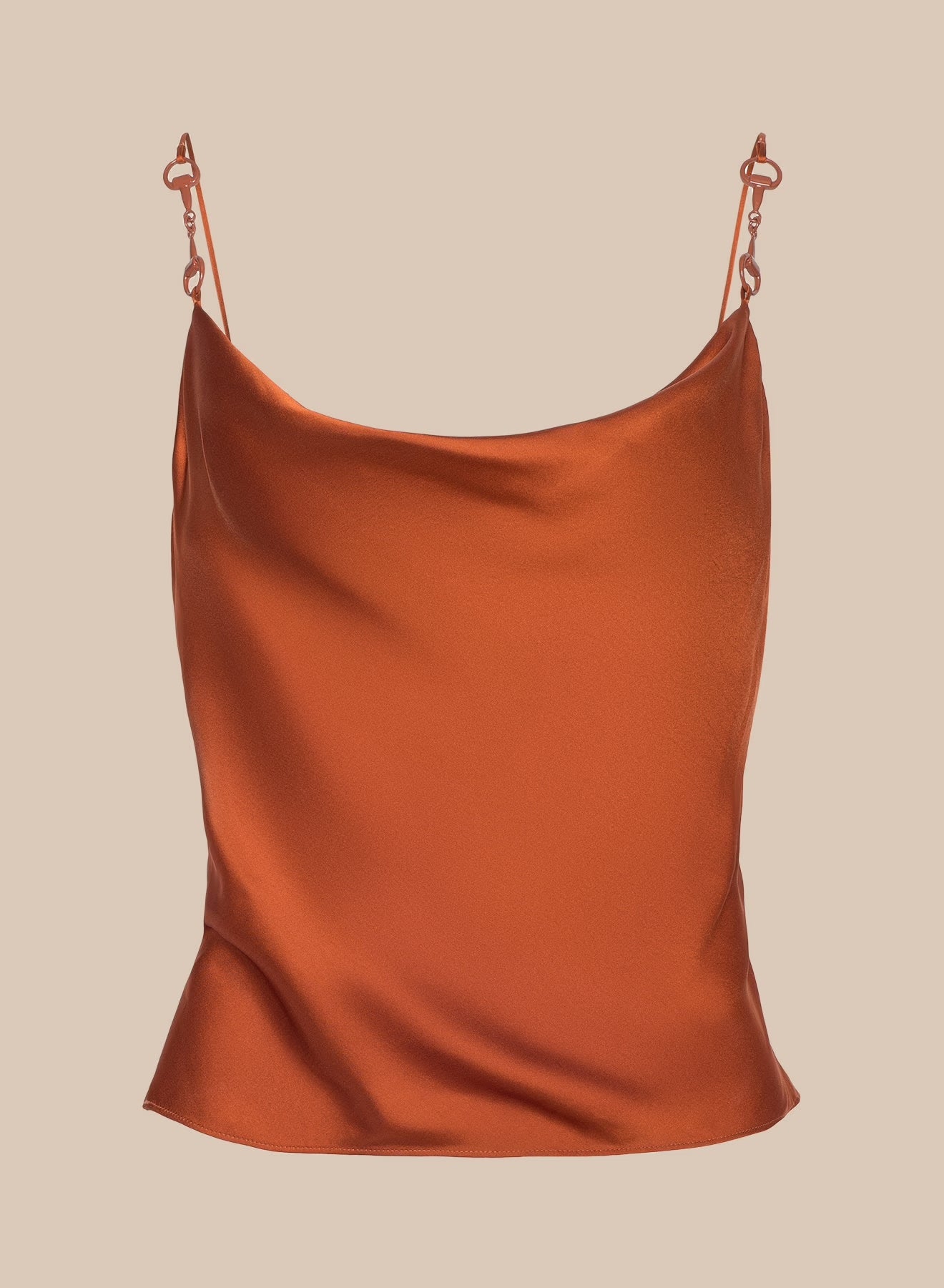 CALISTA COWL NECK CAMI - SIENNA