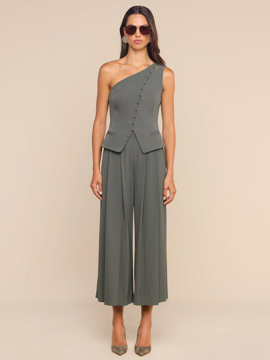 ZINNIA VEST - ASH OLIVE