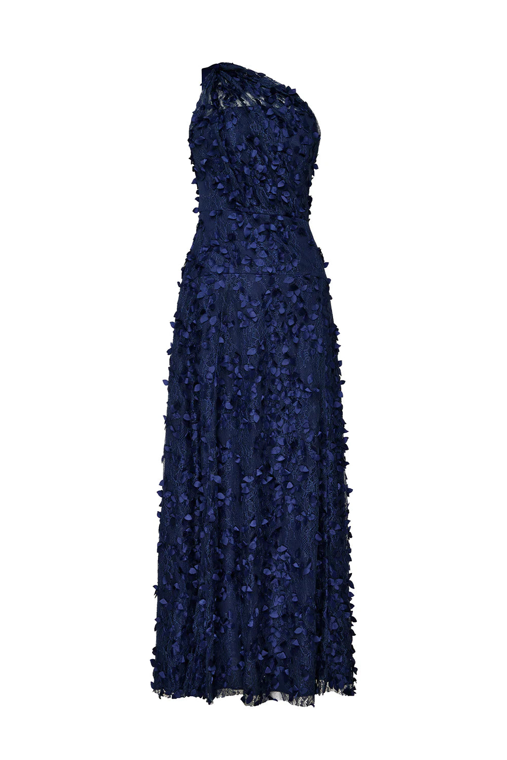 ENCHANTMENT ONE SHOULDER DRESS - ROYAL BLUE