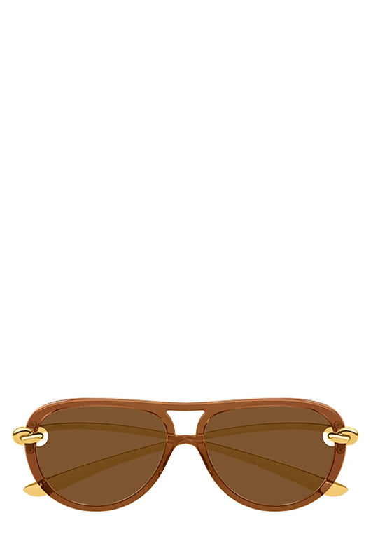 *PREORDER* AVIATOR SUNGLASSES - BROWN