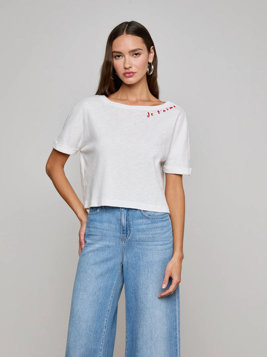 SADIE CREW TEE - JTAIME