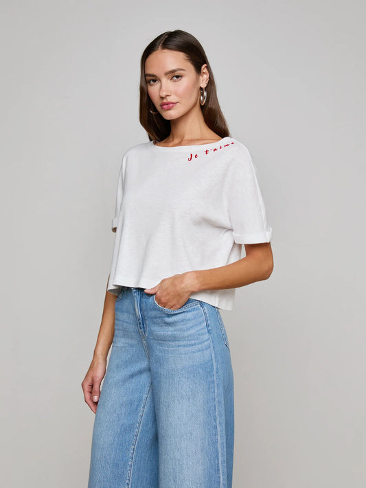 SADIE CREW TEE - JTAIME
