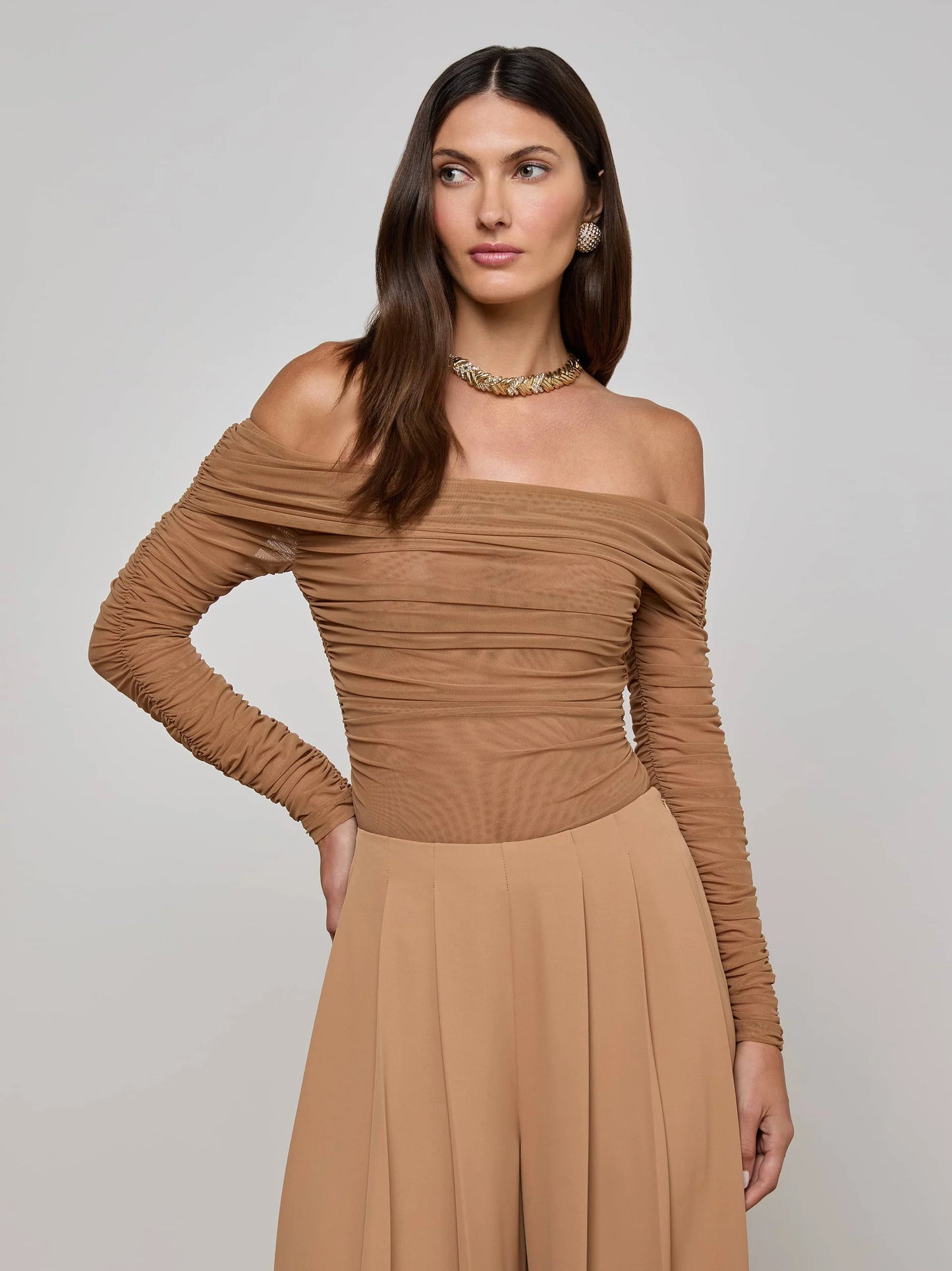 POPPIE BODSYUIT - CINNAMON SWIRL