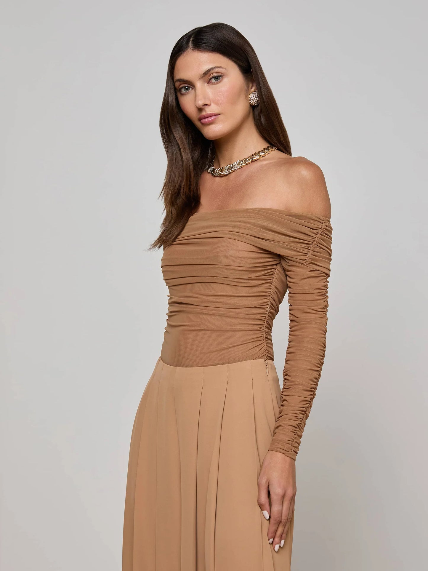 POPPIE BODSYUIT - CINNAMON SWIRL