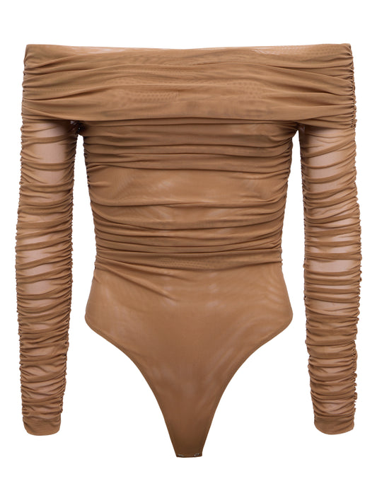 POPPIE BODSYUIT - CINNAMON SWIRL