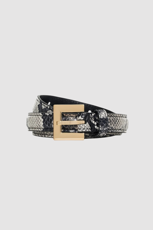 *PREORDER* NICOLA BELT - BLACK AND WHITE SNAKE