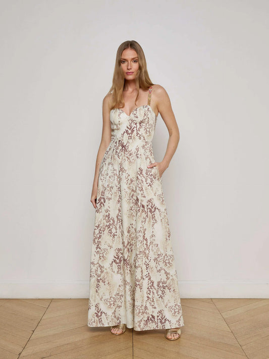 SUTTON MAXI DRESS - SAGE MULTI DESERT SNAKE