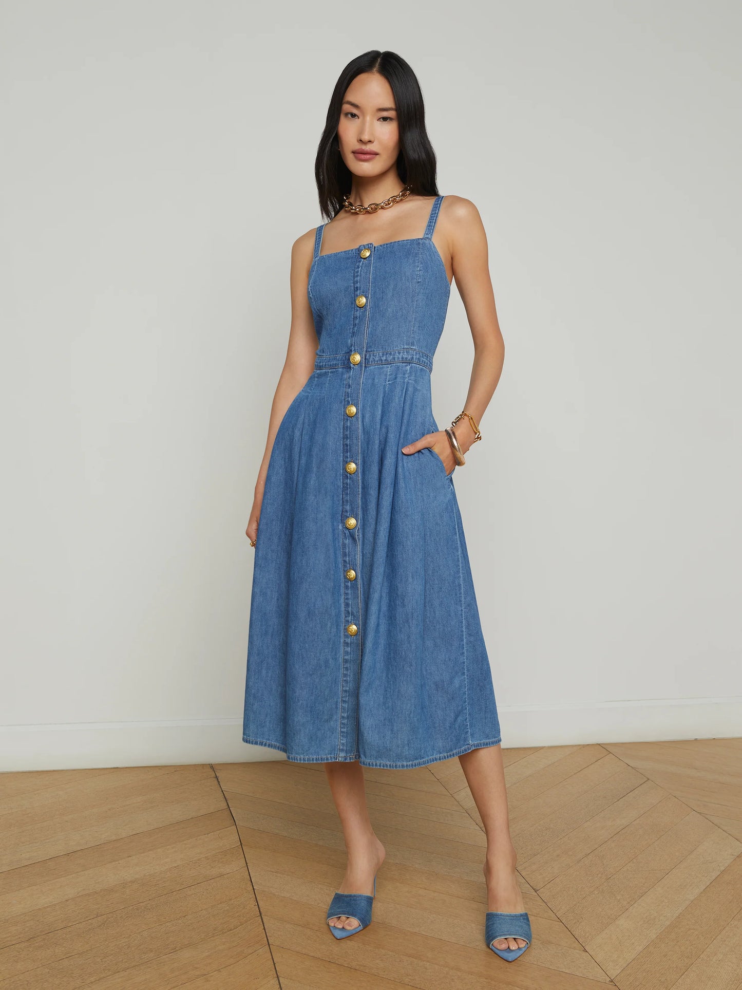 ESMERELDA PINAFORE DRESS - STOKES