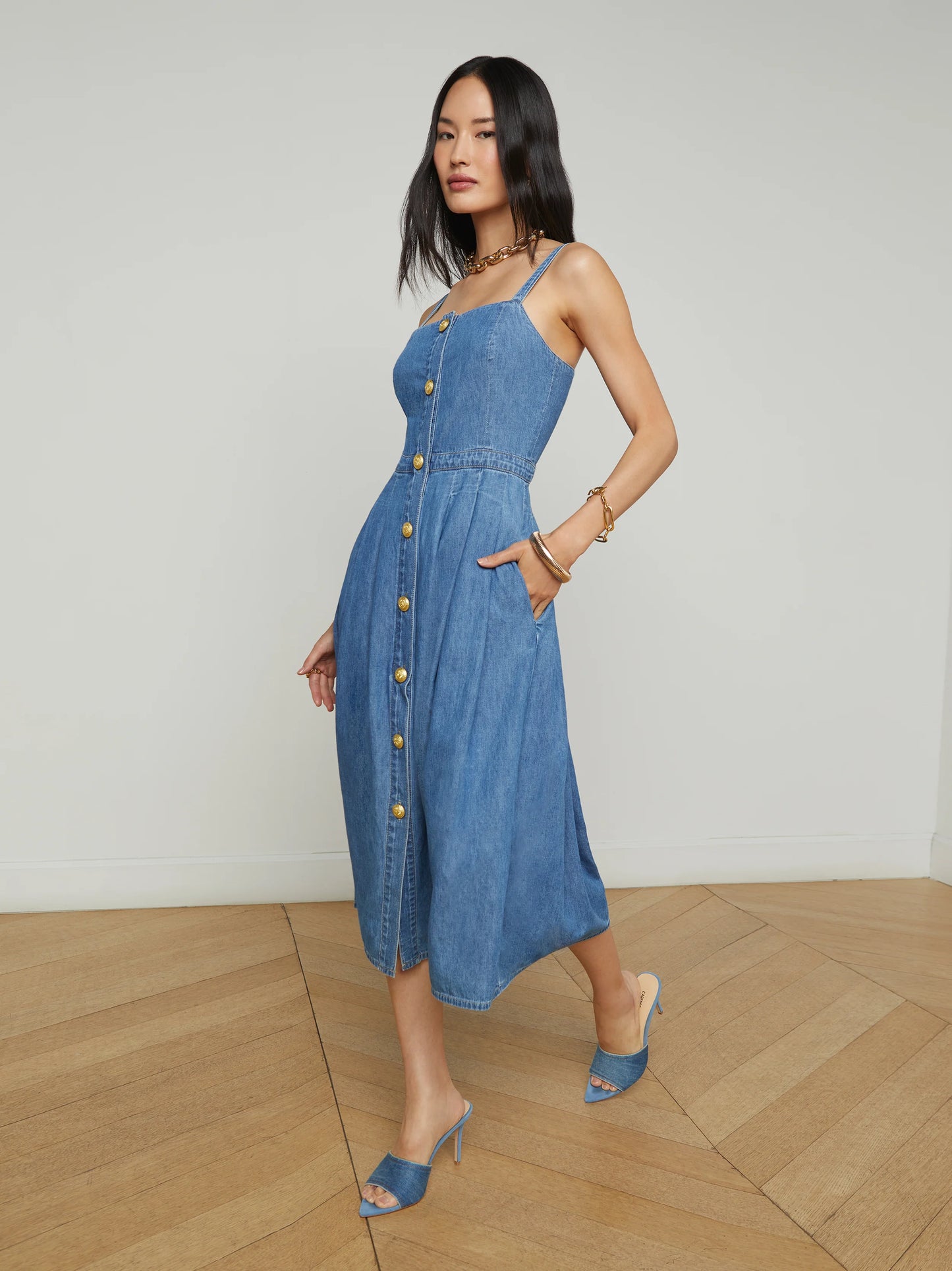 ESMERELDA PINAFORE DRESS - STOKES