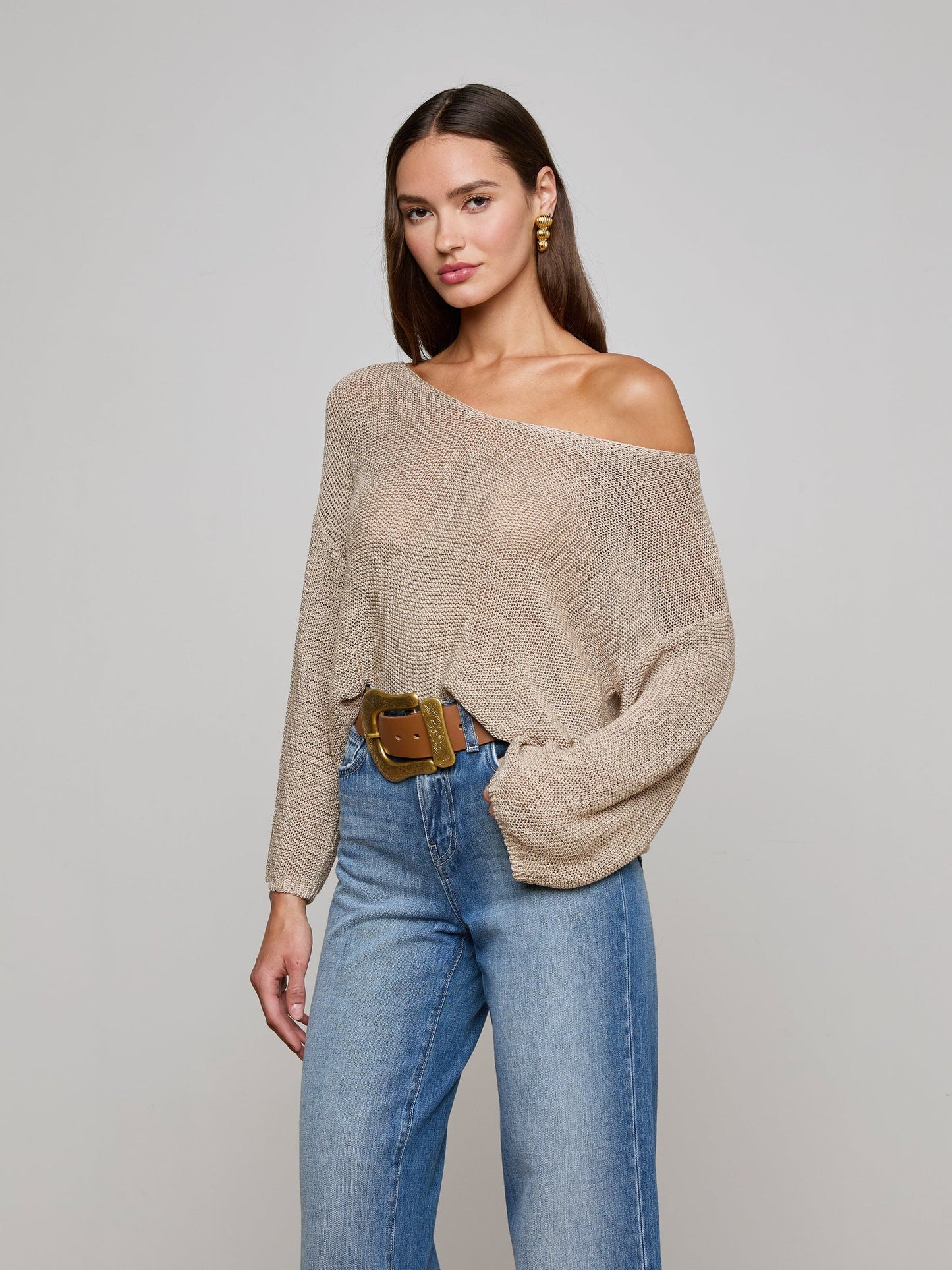 *PREORDER* ETHAN KNIT PULLOVER - TAUPE