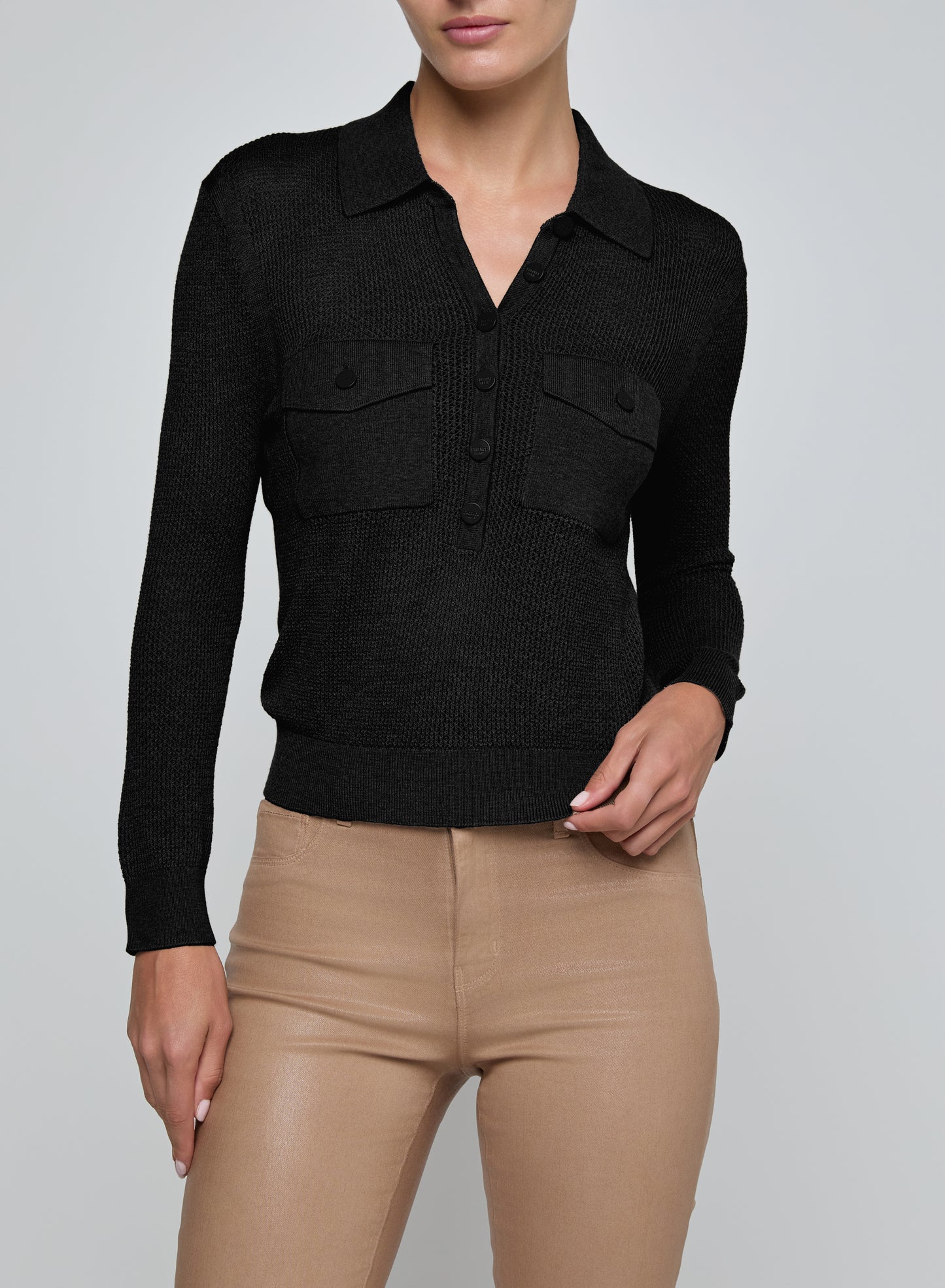 *PREORDER* CARINE TOP - BLACK