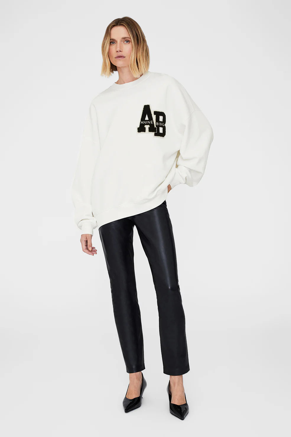 MILES OVERSIZED SWEATSHIRT LETTERMAN