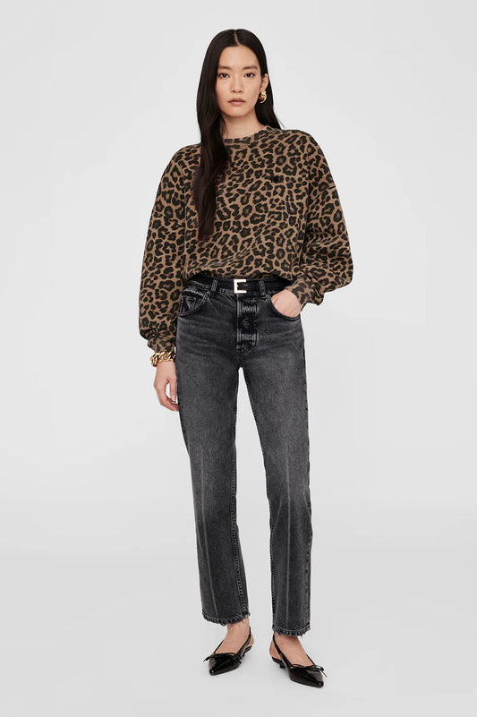 MILES SWEATSHIRT - LEOPARD