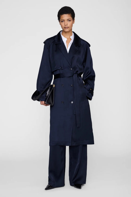 *PREORDER* RICKIE MAXI TRENCH - NAVY