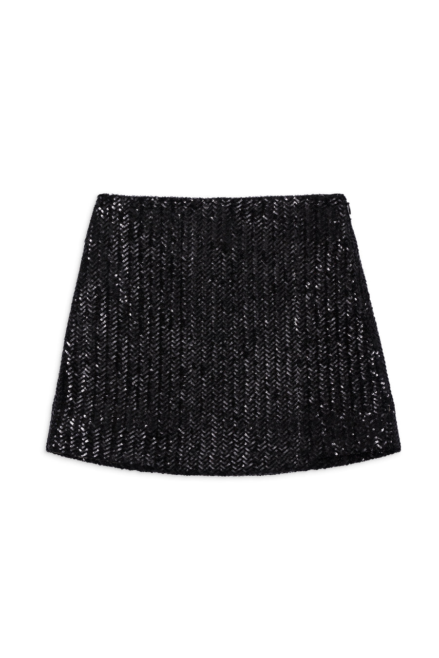TIERRA SKIRT - BLACK SEQUIN