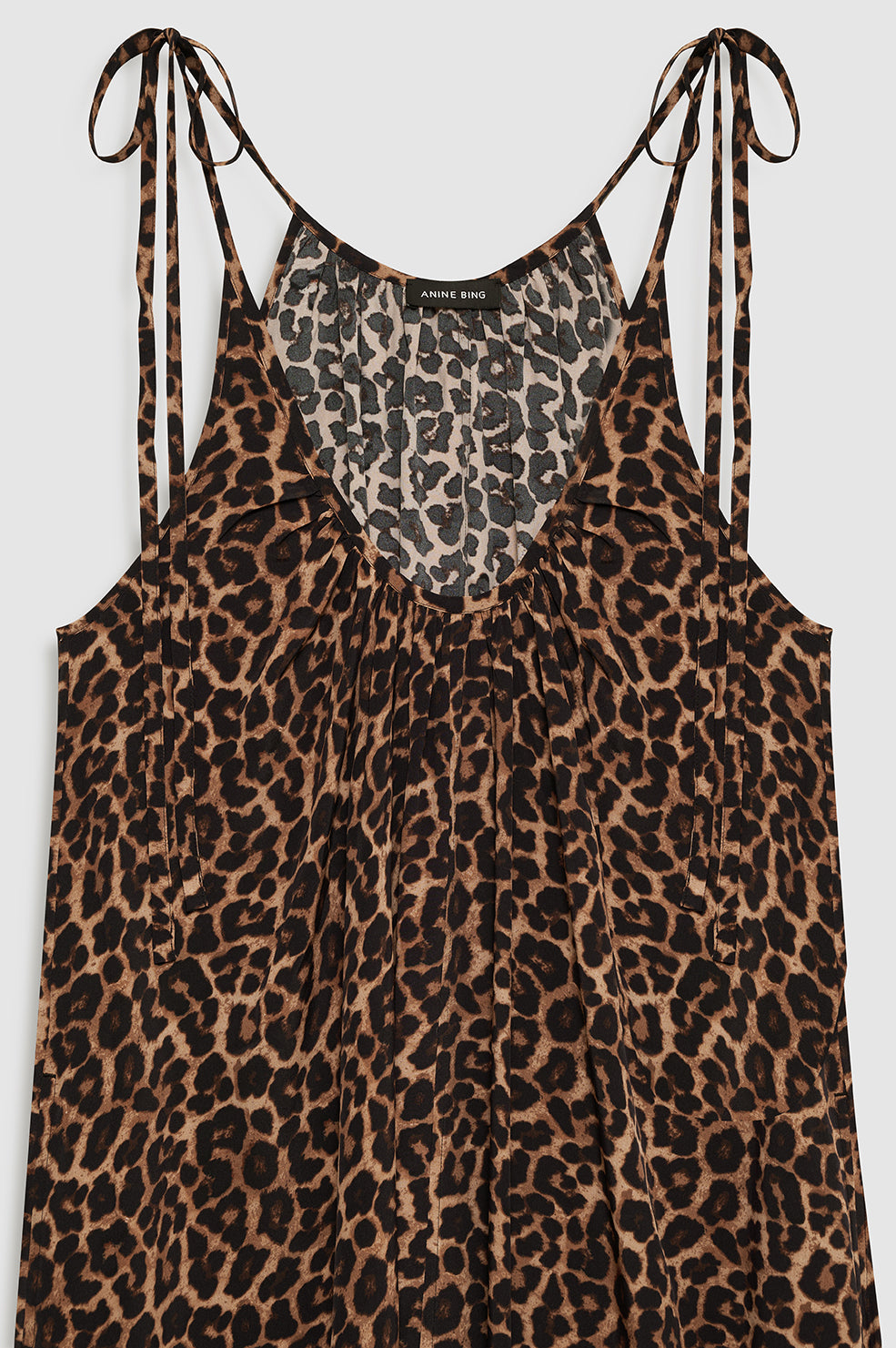 FLORA DRESS - LEOPARD