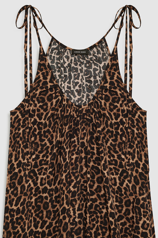 FLORA DRESS - LEOPARD