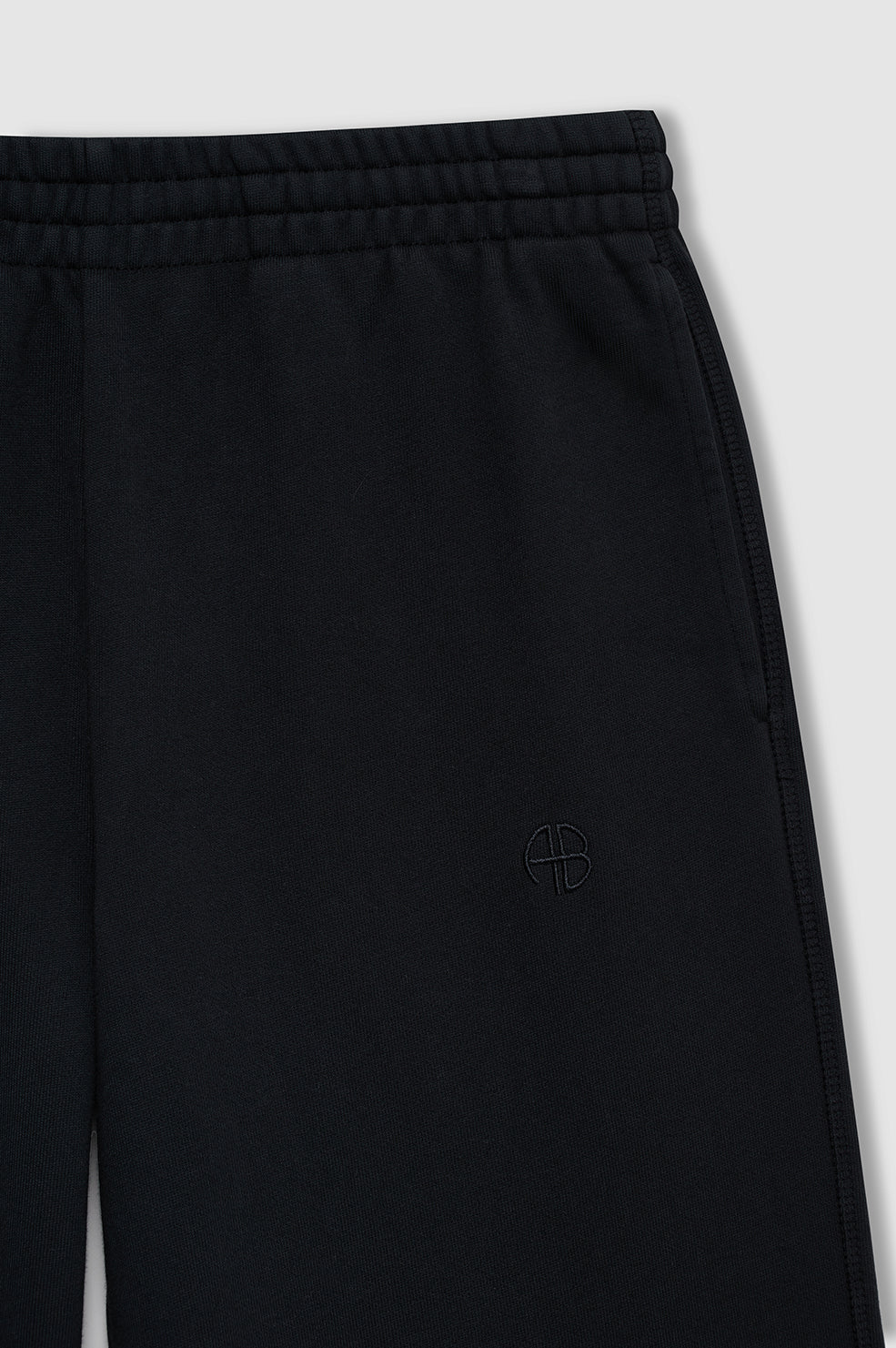 *PREORDER* KACEY SWEATPANT MONOGRAM - VINTAGE BLACK