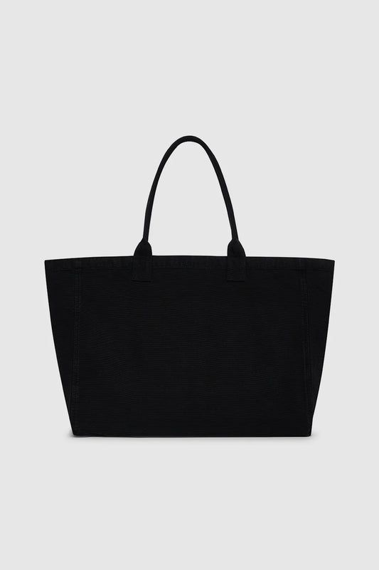 LEO CANVAS TOTE - BLACK