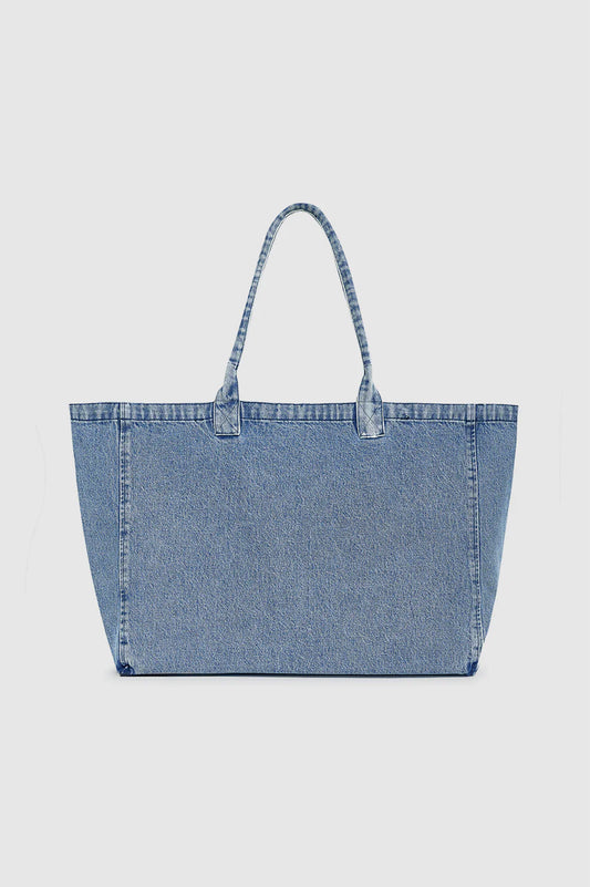 LEO CANVAS TOTE - SHADOW BLUE