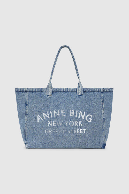 LEO CANVAS TOTE - SHADOW BLUE