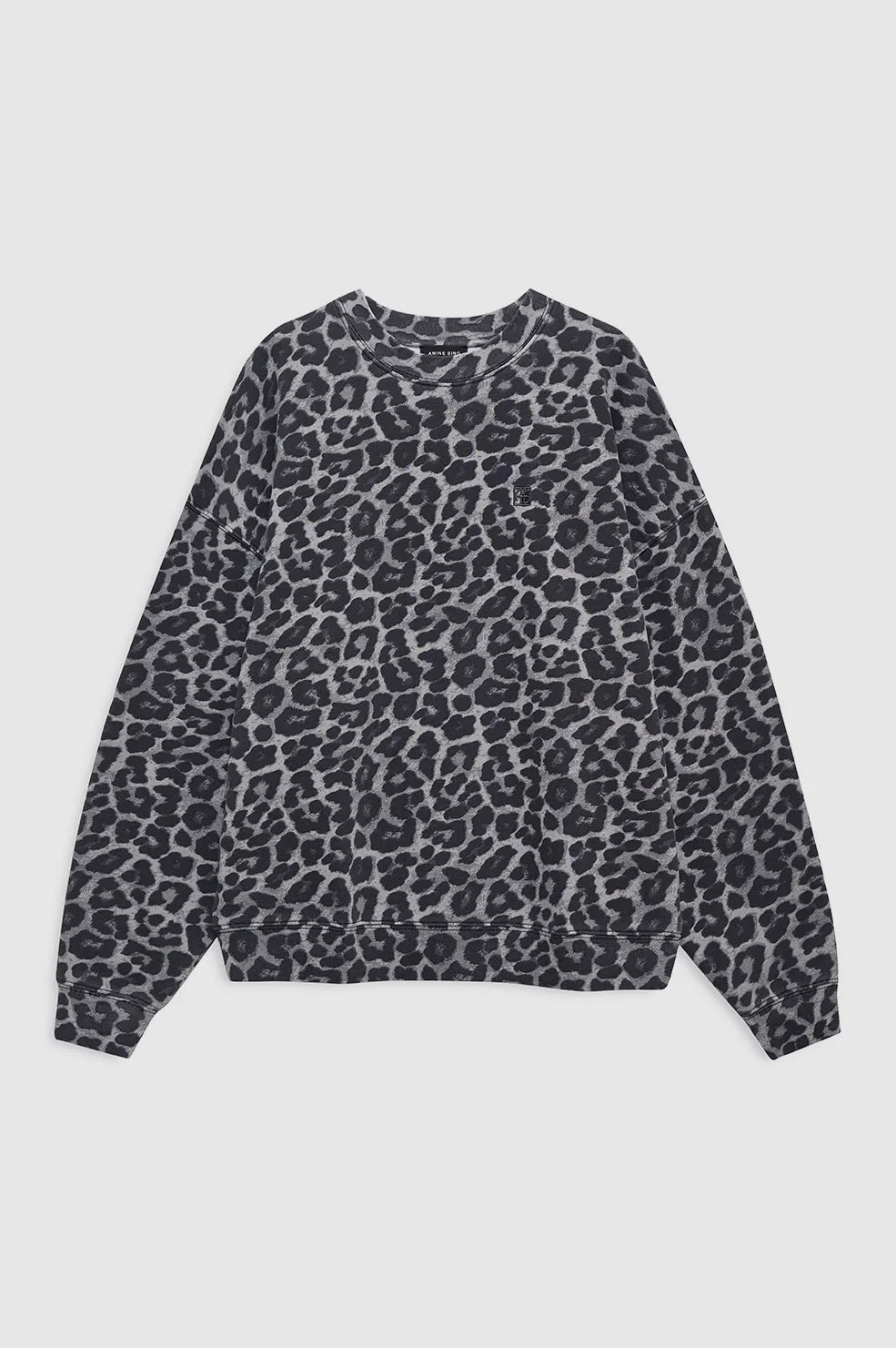 *PREORDER* MILES SWEATSHIRT - GREY LEOPARD