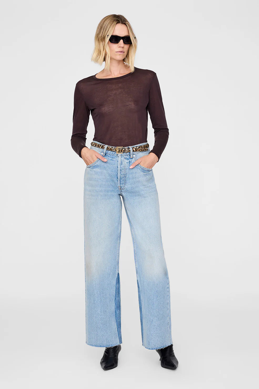 *PREORDER* NICOLA BELT - LEOPARD CALF HAIR